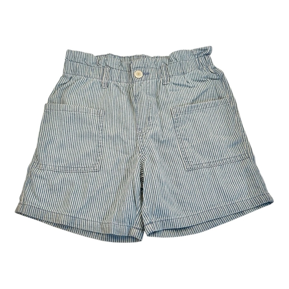Thereabouts Striped Soft Denim Paperbag Shorts‎ Size  8